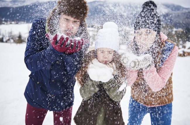 Familienurlaub im Winter