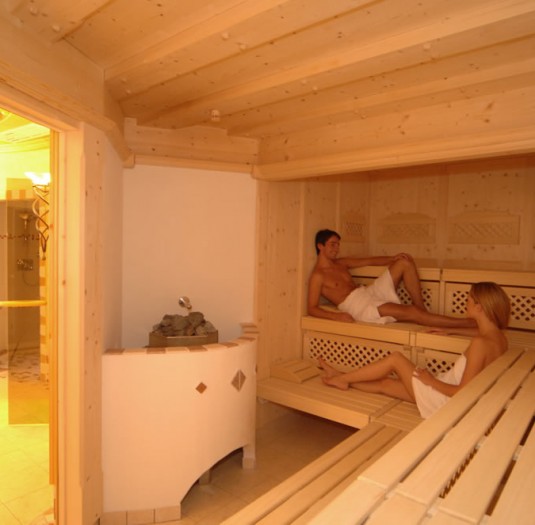 Unsere Sauna mit Aufguss